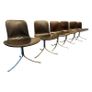 New Dinning Chairs PK9  Poul Kjaerholm style. Very high quality black aniline leather. Image 3