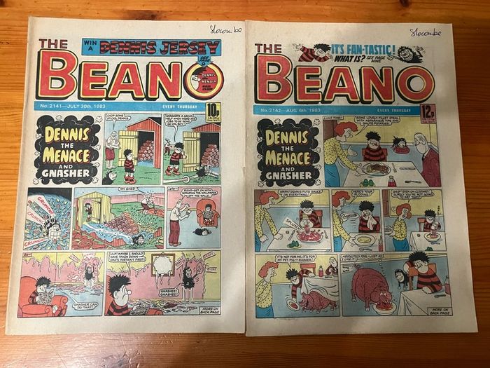 Comics: 'The Beano' 1983 (38 numbers)