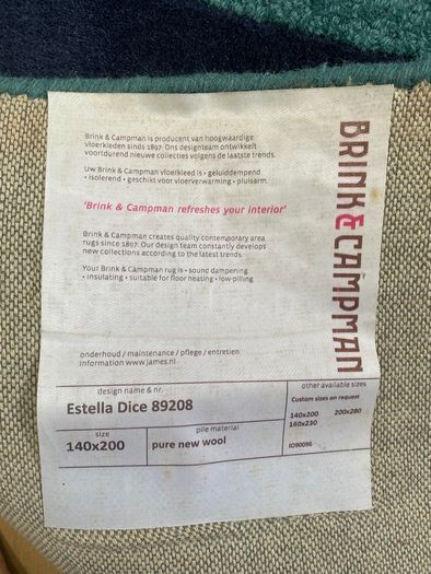 Brink & Campman Wool Rug
