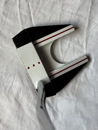Odyssey O-Works Tank #7 Putter - Microhinge Face, Spare Grip Included
