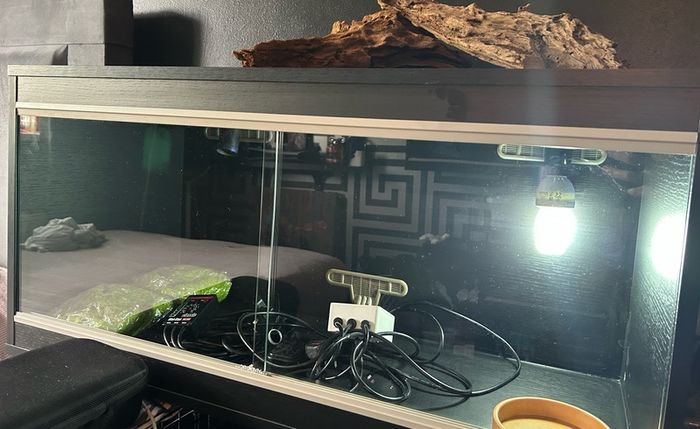 3 foot reptile tank black