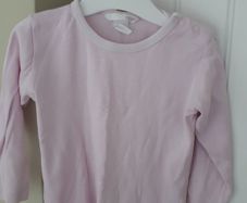 H&M baby pink long sleeved top