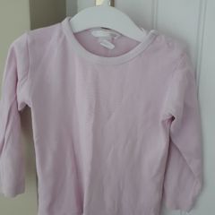 H&M baby pink long sleeved top