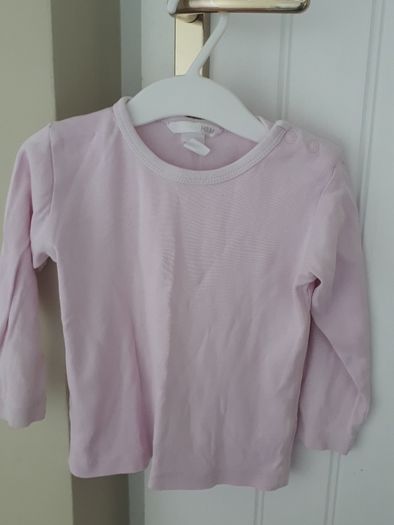 H&M baby pink long sleeved top