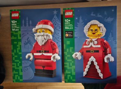 lego perfect Santa pair/Christmas/winter season set 40820 + 40875