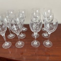 Cavan Crystal 12 x wine glasses