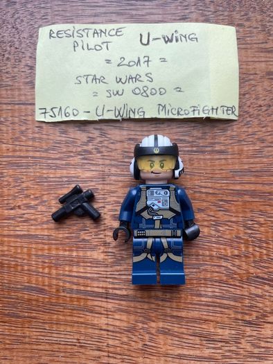 Lego minifigure Rebel Pilot U-wing sw0800 - 2017