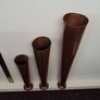 Copper vase or bud holders Image 2