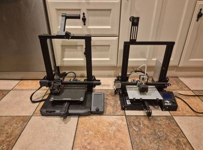 Two 3D Printers