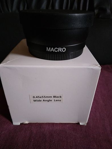 .45 wide angle lens adapter 55mm