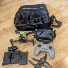 dji fpv fly more  drone combo with icrysal receiver