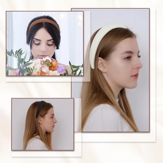 Brand New Pack of 4 wide hairbands for women