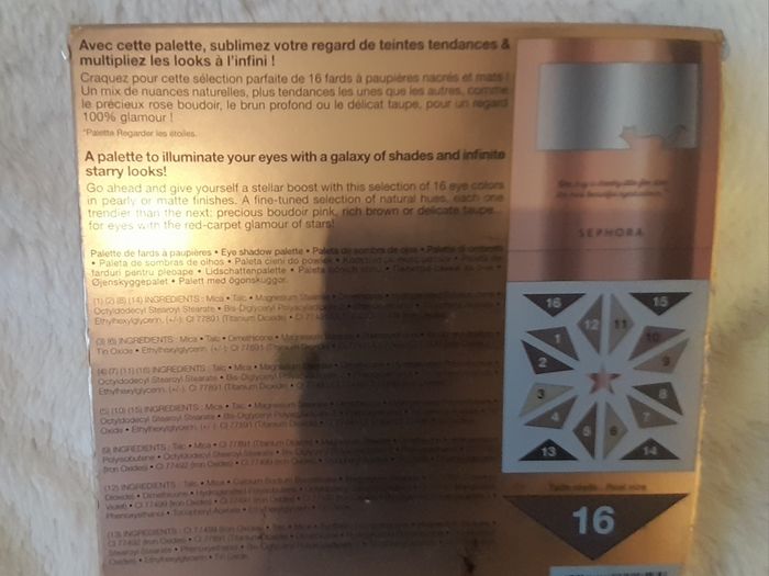 Sephora Seeing Stars Eyeshadow Palette  Limited Edition.