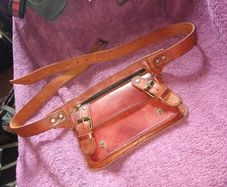 leather waist bag