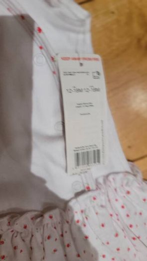 F&F Babygrow with skirt attached Age 12-18 months