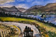 Killarney coming home watercolour