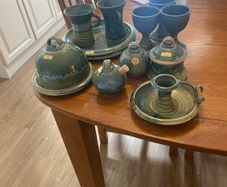 12Piece set Stoneware Jackson Pottery