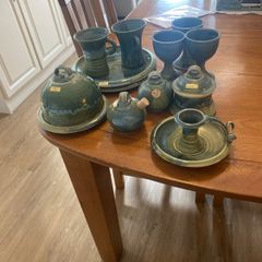 12Piece set Stoneware Jackson Pottery