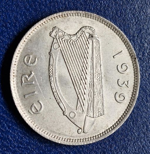 Ireland Silver 1939 Florin Coin