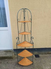Metal Corner Shelf Unit