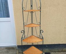 Metal Corner Shelf Unit
