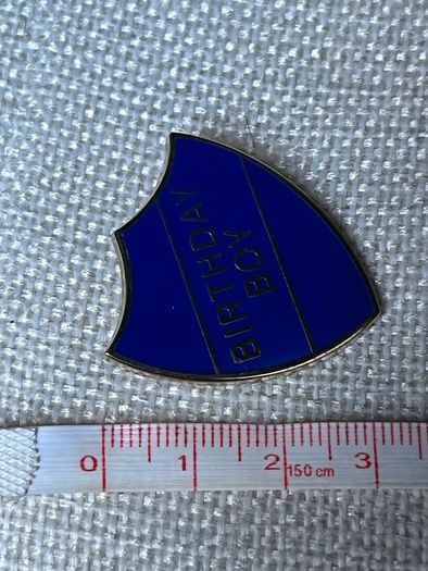 Vintage Birthday Boy Badge