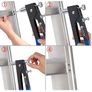 Rivet Nut Gun,eSynic Professional 86Pcs Rivet Nut Gun Set Heavy Duty Image 4