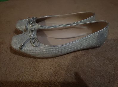 Dune sparkly flats
