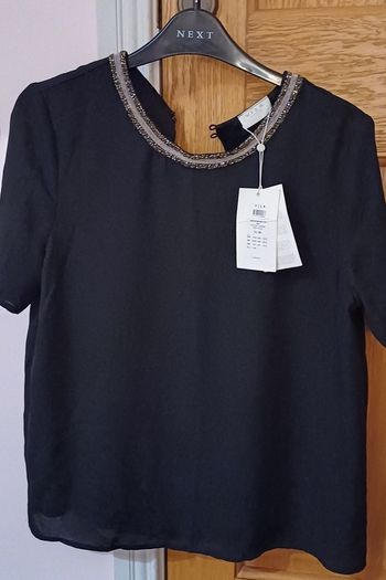 Vila Black Top (Size:10)BNWT