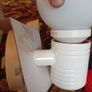 Pair of Vintage 1980s Philips SL Aqua 13 Wall Lights.  New Old Stock & Boxed Image 3
