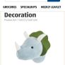 Triceratops 3D Plush Wall Decoration Image 3