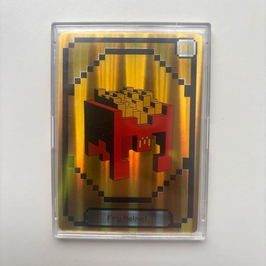 Minecraft McDonalds Collectible Card Set Full 5 Card Lot Holo Foil