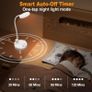 60 LED Desk Lamp with USB Charging Ports  Dimmable Table Lamp with 3 Color Temps, 5 Brightness, 4 Timers, 15W Flexible Gooseneck Light with Base, Eye-Caring Reading Light for Home Office, Bedroom Image 5