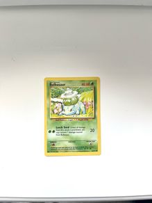 Vintage Bulbasaur Pokemon Collector Card