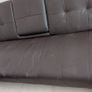 Sofa bed  leatherette fab condition Image 2