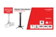 Universal Full Motion Projector Mount with 360 Rotation Superior Electron