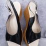 Offer Accepted  ..  Wedge Sandal Size: 6 Uk .. 39 Eu Colour: Black/price Drop Image 4