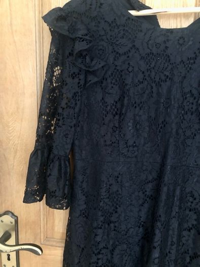 Timeless classic black lace dress