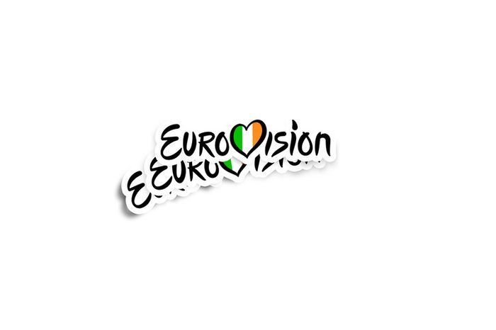 Eurovision Ireland Glossy Stickers 3-Pack