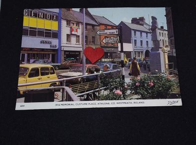 Ireland Postcard : 1916 Memorial , Custume Place , Athlone , Co. Westmeath - 1970s/80s