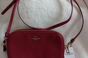 Designer Coach - Leather Shoulder Cross Body Bag - Red - BNWT RRP 205