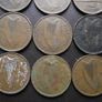 9 Irish half pennies (1928-1937) Image 9