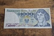 Poland, 1000 Zloty 1982 banknote, circulated - free standard postage
