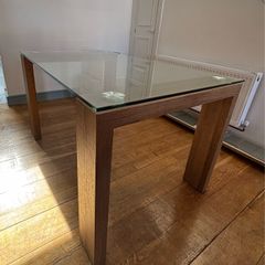 Glass Top Dining Table