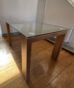 Glass Top Dining Table