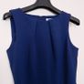 Closet London Navy Blue Belted Fit & Flare Skater Mini Dress 10UK/38EU Image 6