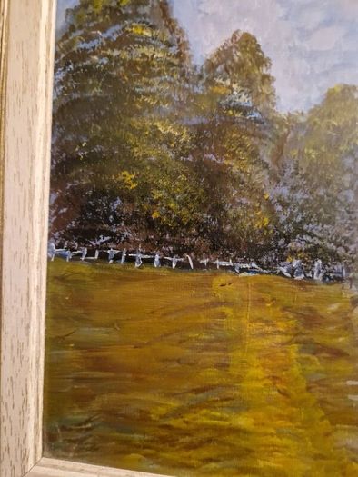 Signed oil painting Gertie Cox