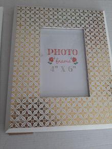 New wooden photo frame