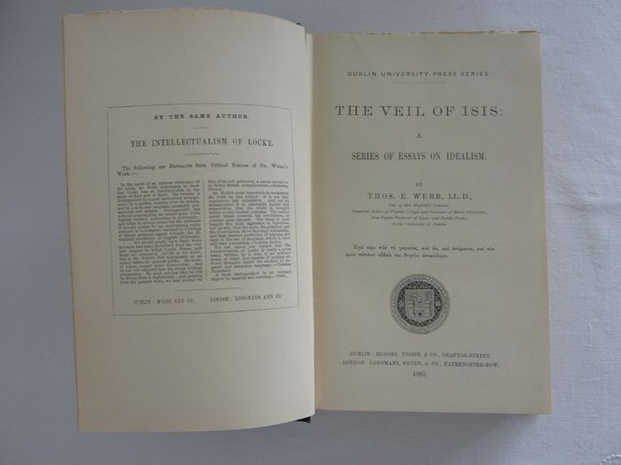 The veil of Isis by Thos. E. Webb