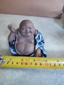 Feng Shui collection Mudman Monk god figure no chips or cracks